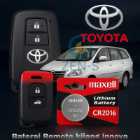 Maxell Baterai Remote Mobil Toyota Kijang Innova Original Asli CR2016 3V Awet dan Tahan Lama