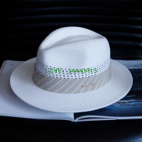 防曬遮陽草帽夏季大頭巴拿馬帽子白色禮帽出游沙灘太陽帽型男帽子日本