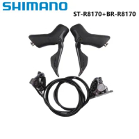 Shimano ULTEGRA R8170 2x12speed Di2 R8170 Shifter Hydraulic Disc Brake Flat Mount R8170 Brake For Electronic Shifetr Disc Brake