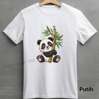 Kaos Wanita Dewasa Panda Bambu Combed 30s Nyaman Katun Premium Lembut Round Neck Ukuran S-4XL Piliha