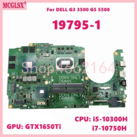 19795-1 With i7-10750H CPU GTX1650Ti-V4G GPU Laptop Motherboard For Dell G3 3500 G5 5500 Notebook Mainboard