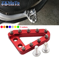 Motorcycle Rear Foot Brake Pedal Lever Step Tip Plate For KTM SX SXF -XC XCF XCW EXC Husqvarna TC TE FC 125 150 250 350 450 500
