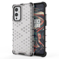 For OnePlus 9 9 Pro Shockproof Armor Bumper Honeycomb Design Phone Cases Coque Fundas For iPhone OnePlus 9R OnePlus 9 RT