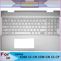 New Original For HP ENVY15 X360 15-CN 15M-CN 15-CP TPN-W134 Laptop Palmrest Case Keyboard US English Version Upper Cover