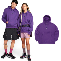 Nike 帽T ACG 男女款 紫 內刷毛 保暖 拉鍊口袋 連帽 長袖上衣 DH3088-599