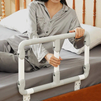 (加恩輔具)免打孔床邊圍欄(日系加寬加高床護欄 臥床老人 起身安全扶手 床邊護欄 床邊扶手)