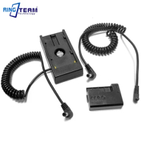 7.2V / 12V NPF Battery Plate with Coiled DC Cable + DRE10 for Canon EOS 1100D 1200D 1300D 1500D 3000D 4000D X50 Rebel T3 T5 T6
