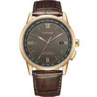 【CITIZEN 星辰】限量經典 萬年曆Eco-Drive 光動能電波對時 男錶 手錶 禮物 推薦(CB0158-10H)