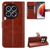 Sarung Telefon, Untuk Tecno Camon 30 Premier 5G, Bahan Kulit PU, dengan Pemegang Berdiri, Sarung Sel