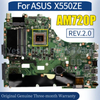 REV.2.0 For ASUS X550ZE Laptop Mainboard AMD CPU AM720P 100％ Tested Notebook Motherboard