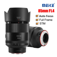 MEKE 85mm F1.4 STM Auto Focus Camera lens Full Frame Lens For Sony E Nikon Z Canon L Mount Camera Like For Sony zve10 Nikon ZFC
