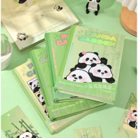 Aesthetic Panda Notebook Taking Notes Memo Diary Planner Diary Notebook Thickening Word Book B6 Notebook School Supplies