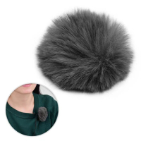 Universal Lavalier Microphone Windscreen Furry Windshield Mic Muff Soft For for Boya M1 and Other Most Lapel Microphones