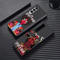 Marvel Hero Spider Man Case for Samsung Galaxy ZFold4 Z Fold3 Z Fold5 5G Z Fold4 Hard PC Shockproof Cases Cover Bumper