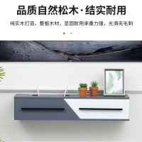 免運/可開票 快速出貨   wifi路由器收納盒壁掛免打孔電視線插座遮擋機頂盒置物架子放置架