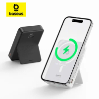 Baseus 20W Magpro Magnetic Bracket Wireless Fast-charging Power Bank 5000mah Phone Stand Powerbank For iPhone 15/14/13 Pro Max
