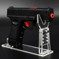 Acrylic Firing Rack Clear Handgun Firing Stand Marketing Holders Lightsaber Stand Pistols Display Shelf Airguns Storage Shelf