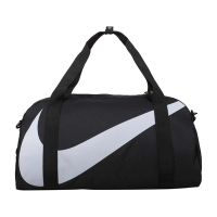 NIKE 中型側背手提旅行袋-側背包 裝備袋 手提包 肩背包 BA5567-010 黑灰