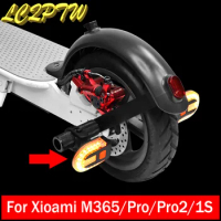 Scooter Tail Light Wireless Waterproof Smart Remote Control Turn Signal Lamps USB Rechargeable for Xiaomi M365/Pro 2 Rear Light