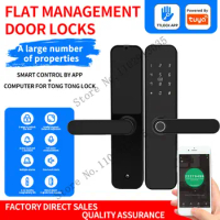 TTLOCK password smart door lock tuya lock Intelligent fingerprint Combination lock wooden door lock The anti-theft door lock 도어락