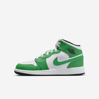 Nike Air Jordan 1 Mid GS [DQ8423-301] 大童 休閒鞋 運動 喬丹 中筒 幸運草 白綠