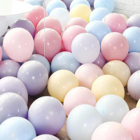 5寸1g馬卡龍氣球單色加厚乳膠氣球 結婚禮生日派對甜美馬卡龍氣球