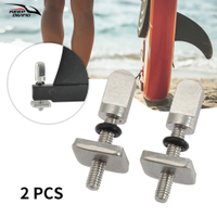 2 PCS Surfboard Tail Fin Screws 316สแตนเลส SUP Wakeboard Longboard เปลี่ยนสกรู Surfing อุปกรณ์เสริม