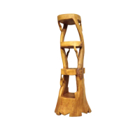 【吉迪市柚木家具】原木造型層架 SN042(置物架 展示架 花架 收納櫃 實木)