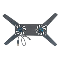 USB Powered Foldable Cooler Pad with Double 60mm Fans Notebook Cooling Pad Cooling Pad Bracket for L
