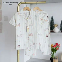 Greet Junior PP Cozy Pajamas Cotton Japan Baju Tidur Anak 8 Hi Doggy