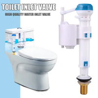 Adjustable Toilet Inlet Valve Flush Valves Toilet Cistern Flush Push Button Valve for Toilet Tanks Cistern Syphon Bathroom
