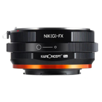 K&amp;F Concept Lens Adapter Nikon G to FX Pro for Fujifilm X-Pro3 X-Pro2 X-T5 X-T4 X-T2 X-E4 XT100 XH2S XS10 XS20 X100V X-T30II
