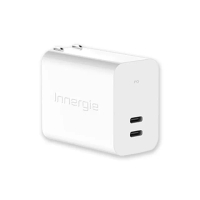 【Innergie】C3 Duo 摺疊版 30W 2孔 USB-C 雙孔萬用充電器 白(3年全球保固/支援PD/QC快充)