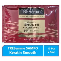 TRESemme Keratin Smooth Shampoo 9ml Isi 12 Pcs Keratin Smooth