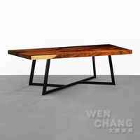 實雨豆木 非洲胡桃木 木大板材 桌面+桌腳 SH-01