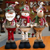 圣誕裝飾用品圣誕裝飾玩偶圣誕娃娃麋鹿櫥窗柜臺Christmas doll 文藝男女