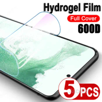 5PCS Safety Film For For Samsung Galaxy S22+ Ultra S21 Fe Plus A52S A52 A32 A22 Screen Gel Protector Hydrogel Film S 22 Not Glas