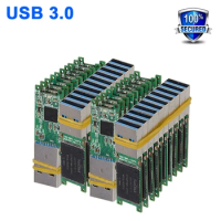 100pcs factory wholesale mini chip USB Flash Drive USB 3.0 128GB 8GB 16GB 32G 64GB semi-finished Stick Pendrive Usb Stick