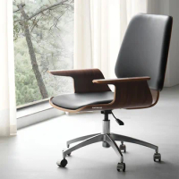 Modern Simple Solid Wood Office Chairs Light Luxury Office Furniture Home Backrest Computer Chair Liftable Swivel Gaming Chair