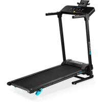 Smart Digital Folding Treadmill - Electric Foldable Exercise Fitness Machine, Large Running Surface, 3 Incline Settings,