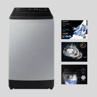 Global House SAMSUNG เครื่องซักผ้าฝาบน ขนาด 12 กก. รุ่น WA12CG5441BYST สีเทา