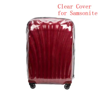 PVC Clear Cover for Samsonite with Zipper Suitcase Transparent Protective Covers Travel Accessories Case Customized