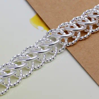 Bracelet 925 Silver Bracelet 925 Silver Trendy Jewelry Bracelet Centipede Jewelry Whplesale Free Shipping asas LH022
