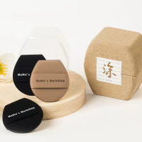 2452Bánh phấn của Momo s Workshop ❈ ❈ ❈ 🍎 🍎 Sử dụng khô và ướt siêu mềm Đệm khí không bột Puff Fac
