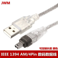 สายเคเบิลข้อมูล IEEE 1394, สายเชื่อมต่อ 4 พิน 4 พิน, สายเคเบิลกล้องดิจิตอล Firewire DV, 1394