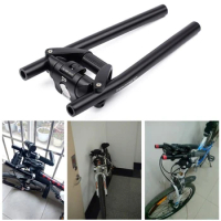 Mountain Bike Folding Handlebar Foldable Crossbar Aluminum Alloy MTB Bar Cycling Parts