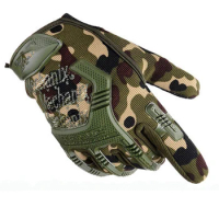 Tactical Military Gloves Paintball Airsoft Shot Soldier Combat Police Anti-Skid Bicycle Full Finger Gloves Men Clothing Gloves