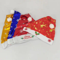 TOPI SANTA DEWASA LASER  YQ 1026/ TOPI NATAL Christmas Gereja Malam Kudus Holiday