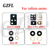 1Set For infinix Zero X X6810 Zero X PRO X6811 Zero 20 30 Rear Back Camera Glass Lens Cover With Ahesive Sticker