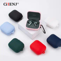 Silicone Protective Anti-drop Cover For Oneplus Buds Pro 2 Wireless Bluetooth Earphones Case With Anti-Lost Buckle Accessories